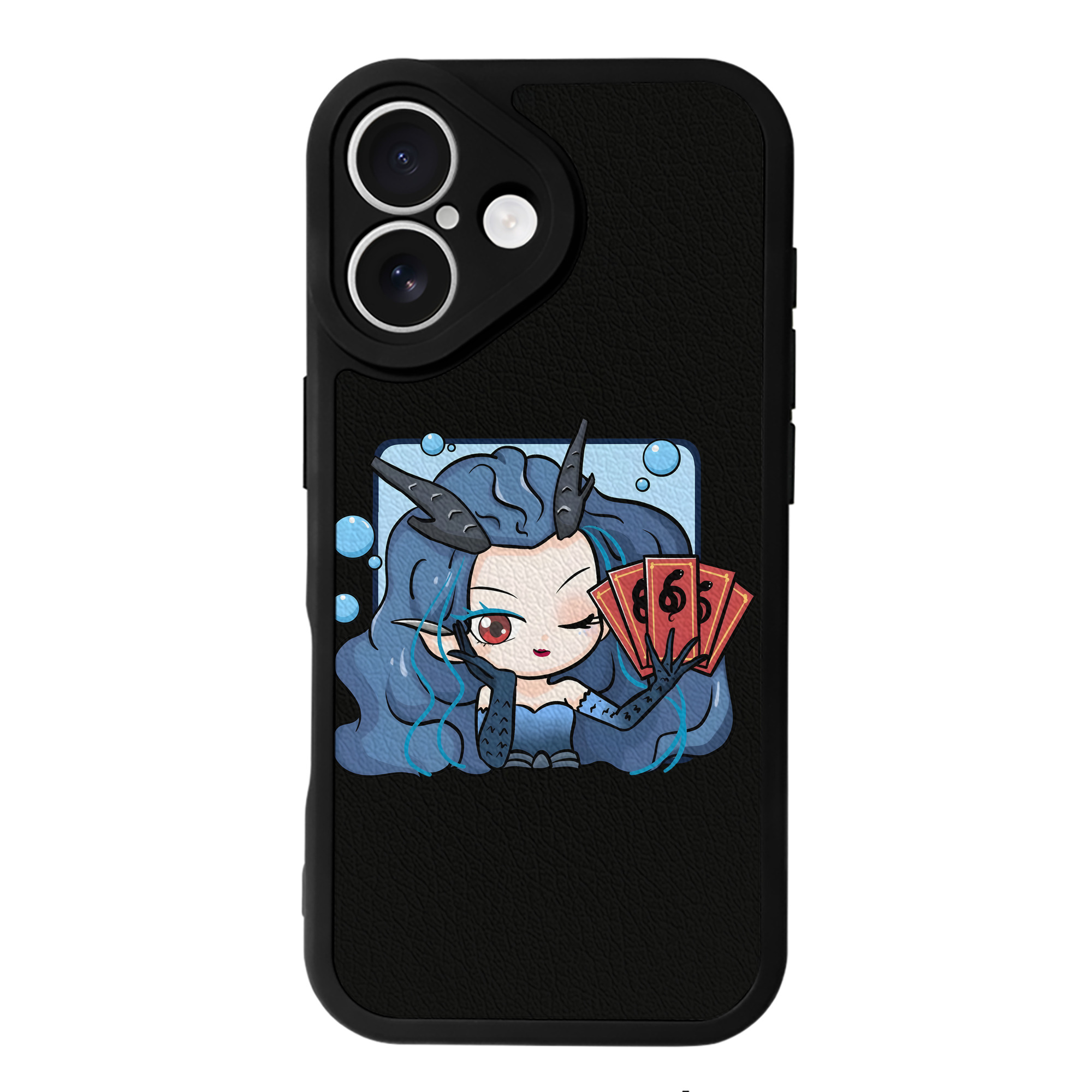 （画像用） Ne Zha 2 ナタ 魔童の大暴れ 【iPhone 16シリーズ対応】シリコンスマホケース（レザー調） 材質：シリコン